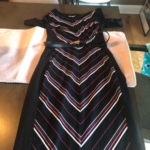 White House black market dress with belt